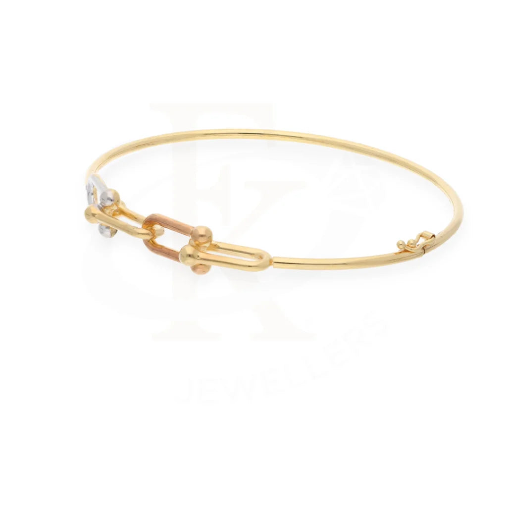 Gold Tri Tone Hardware Bangle 18Kt - Fkjbng18K7844 Bangles