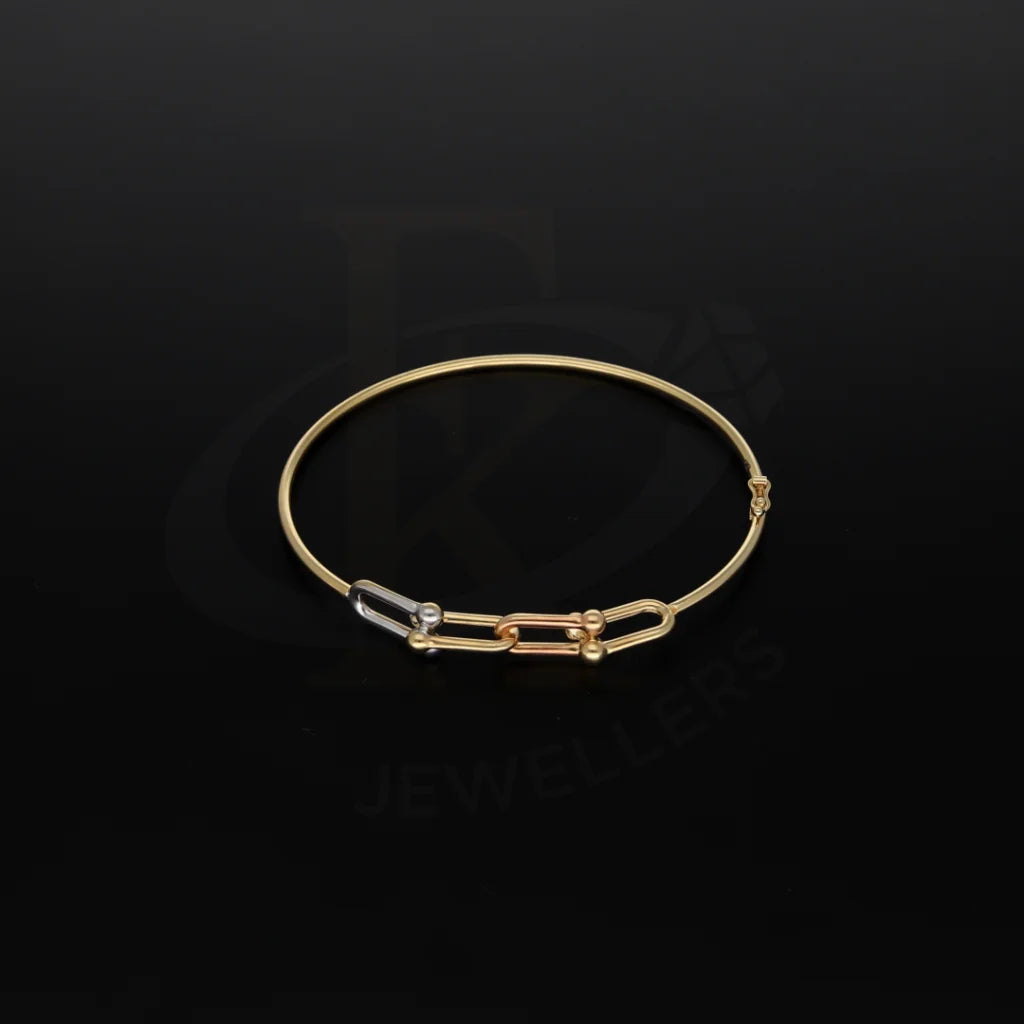 Gold Tri Tone Hardware Bangle 18Kt - Fkjbng18K7844 Bangles