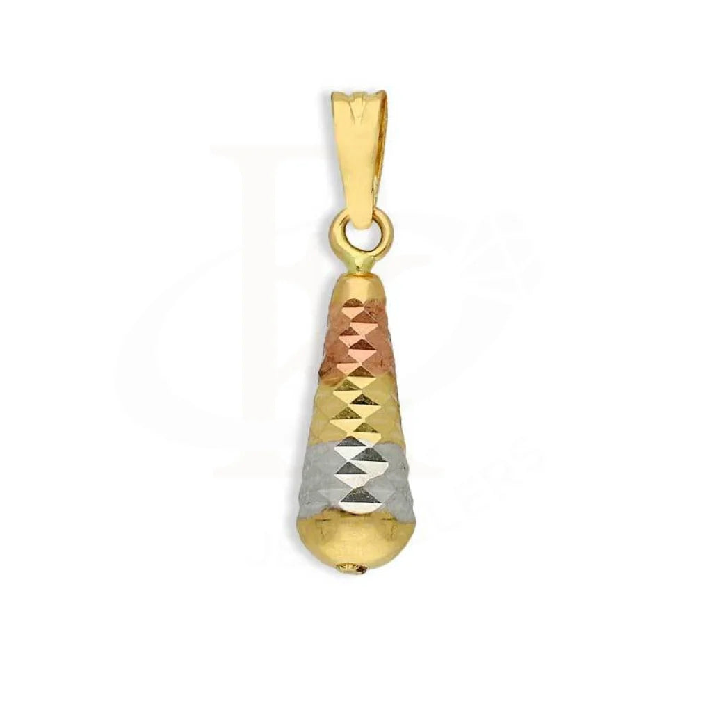 Gold Tri Tone Pendant 18Kt - Fkjpnd18K2815 Pendants