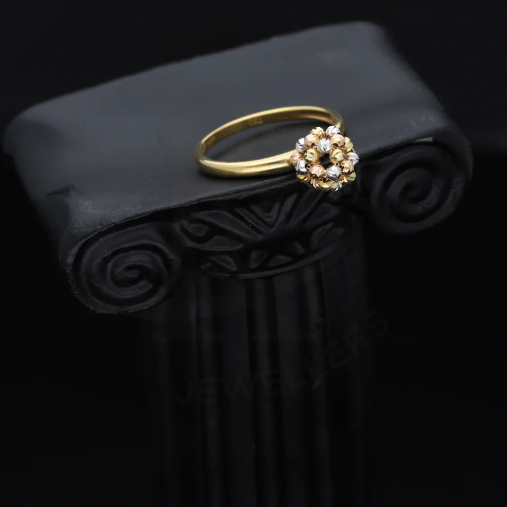 Gold Dual Tone Ring 18Kt - Fkjrn18K7906 Rings