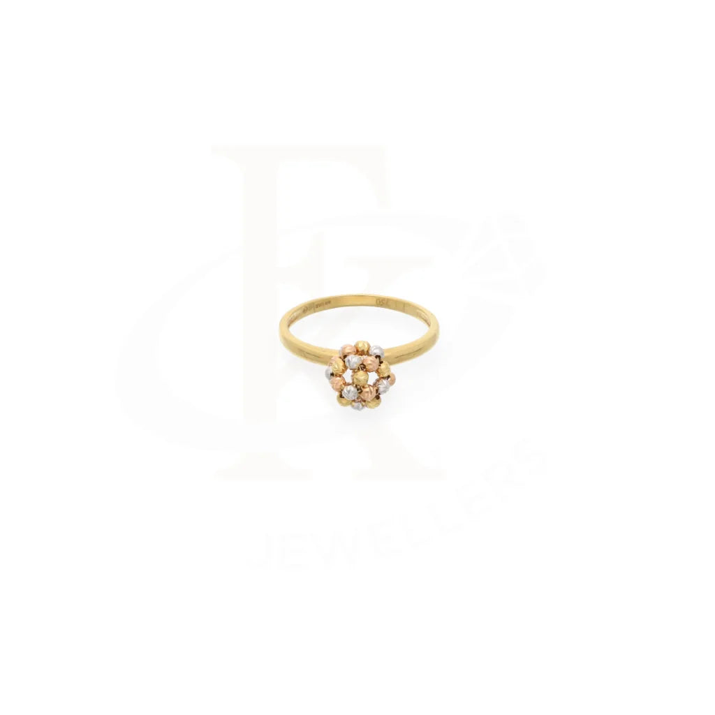 Gold Dual Tone Ring 18Kt - Fkjrn18K7906 Rings