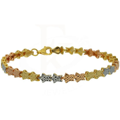 Gold Trio-Color Stars Bracelet 18Kt - Fkjbrl2122 Bracelets