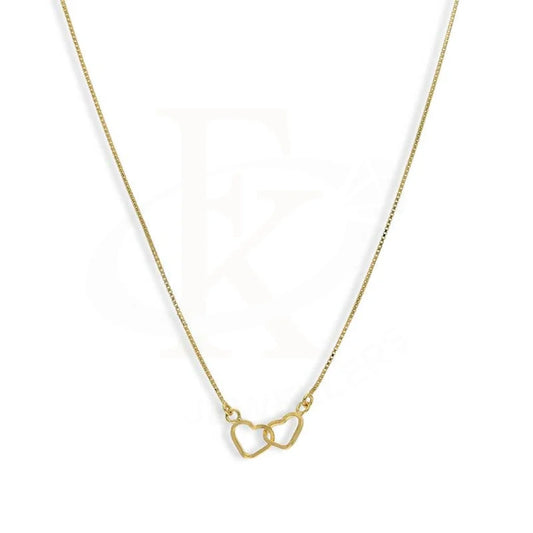 Gold Twin Hearts Necklace 18Kt - Fkjnkl18K3124 Necklaces