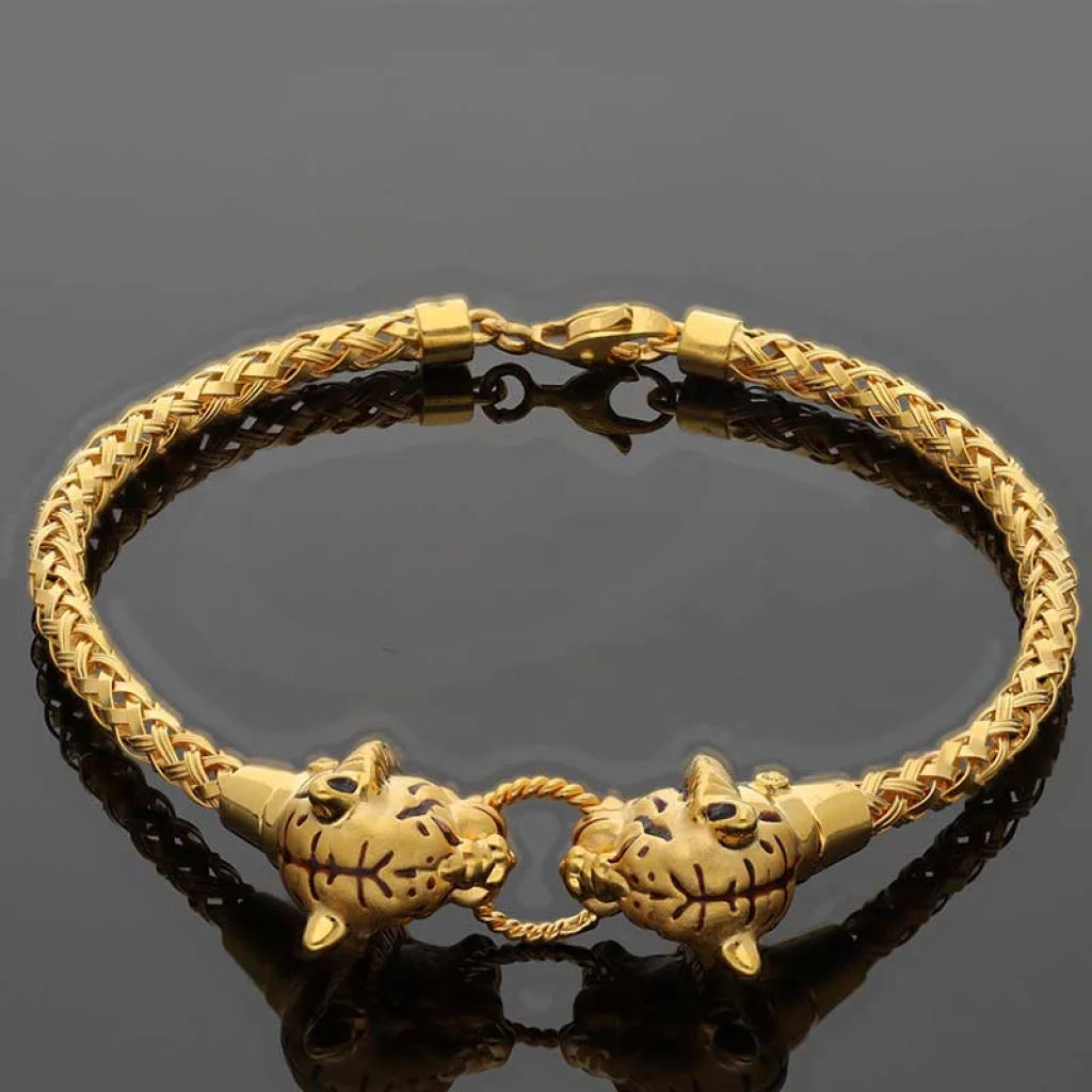1 Gram Gold Forming 3 in 1 Linked Artisanal Design Bracelet for Men - Style  B888 – Soni Fashion®