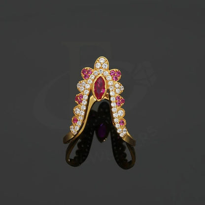 Gold Vanki Ring 22Kt - Fkjrn22K2803 Rings