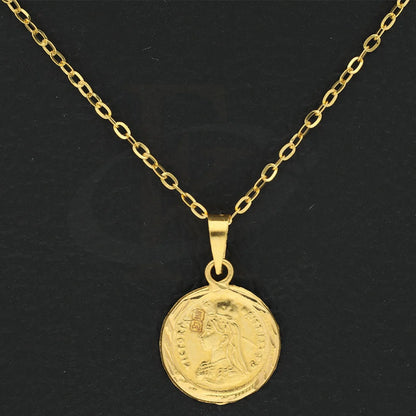 Gold Victoria Coin Necklace (Chain With Pendant) 18Kt - Fkjnkl18K2393 Necklaces