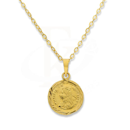 Gold Victoria Coin Necklace (Chain With Pendant) 18Kt - Fkjnkl18K2393 Necklaces