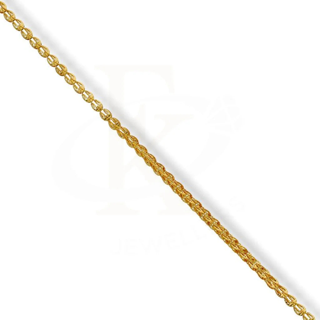 Gold Wheat Chain Bracelet 21Kt - Fkjbrl21K2245 Bracelets