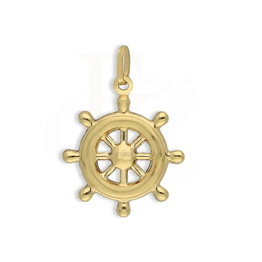 Gold Wheel Pendant 18Kt - Fkjpnd18K3132 Pendants