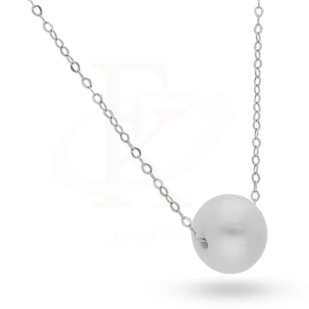 Pearl Necklace In 18Kt White Gold - Fkjnkl18K2143 Necklaces