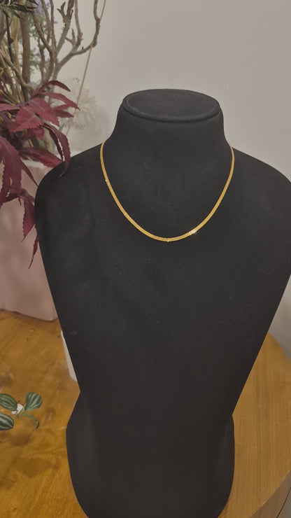 Gold Classic Link Chain 21KT - FKJCN21KM12282