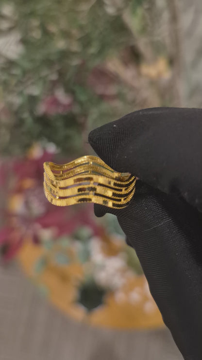 Gold Band 21KT - FKJRN21KM11756