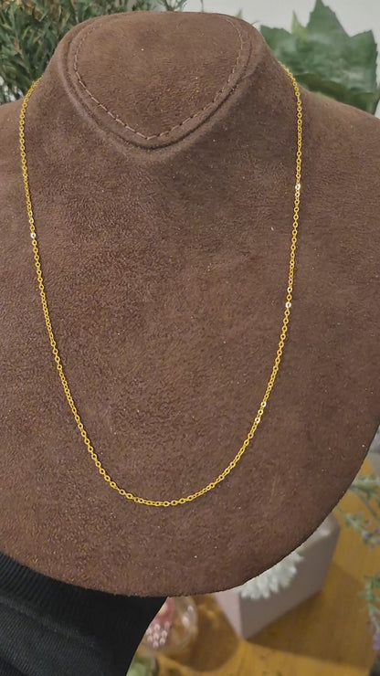Gold Link Chain 21KT - FKJCN21KM11278
