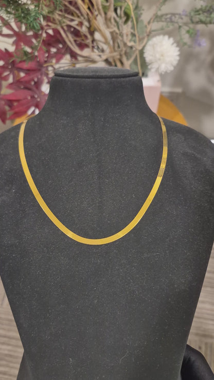 Gold Snake Chain 21KT - FKJCN21KM11861