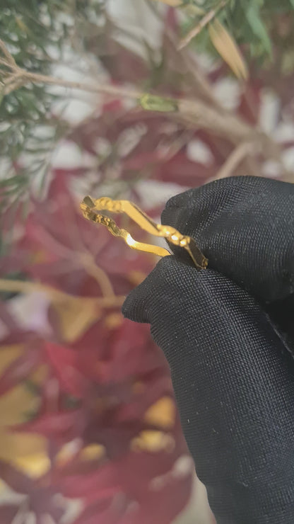 Gold Classic Ring 21KT - FKJRN21KM10464