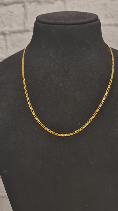 Gold Classic Gold Link Chain 21KT - FKJCN21KM12270