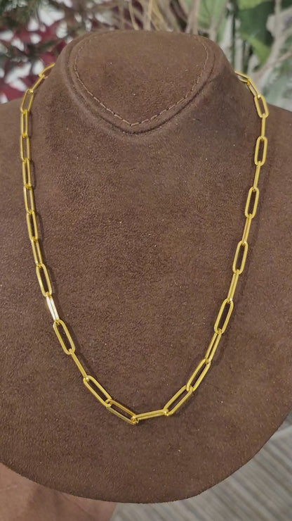 Gold Minimal Link Chain 21KT - FKJCN21KM11578