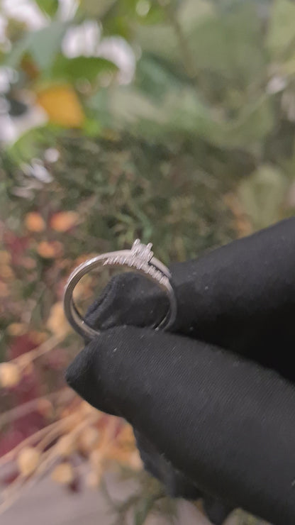 Sterling Silver 925 Criss Cross Ring - FKJRNSL10763