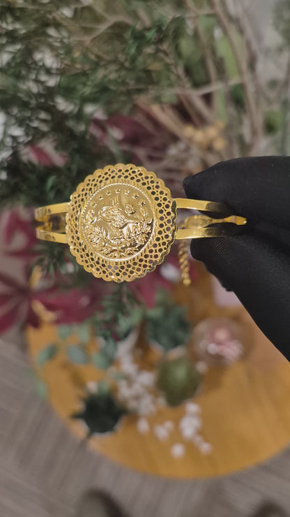 Gold Turkish Lira Bracelet 21KT - FKJBRL21KM11731