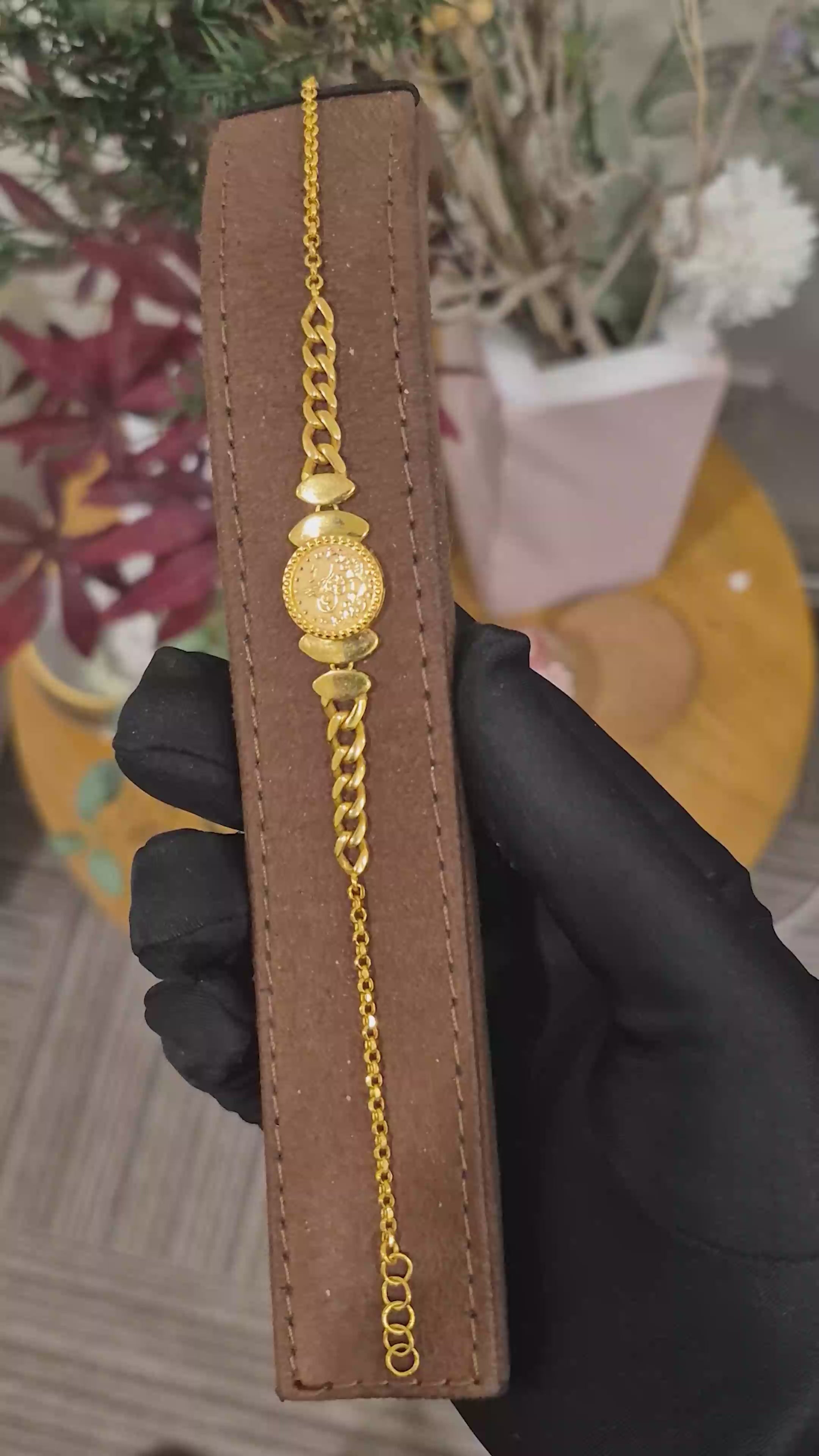 Gold Turkish Lira Bracelet 21KT - FKJBRL21KM11774