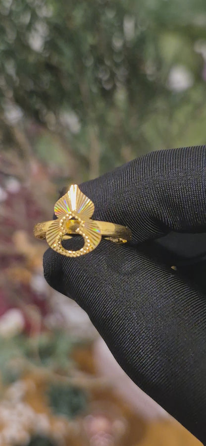 Gold Openwork Ring 21KT - FKJRN21KM11248