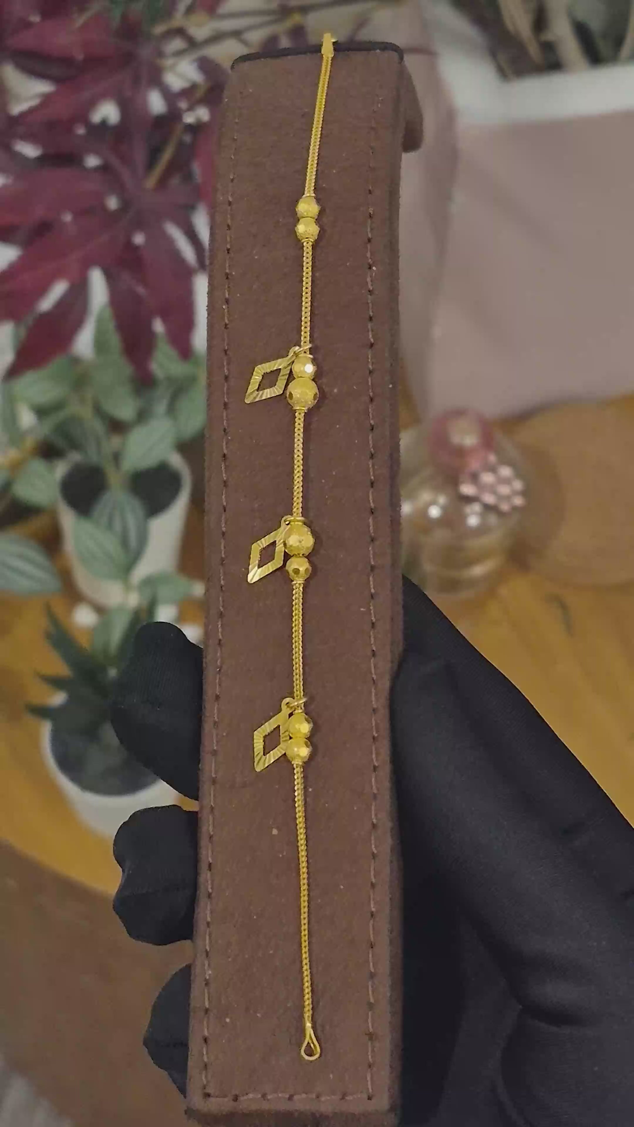 Gold Charms Bracelet 21KT - FKJBRL21KM11742