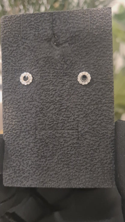 Sterling Silver 925 Onyx Glow Earrings - FKJERNSL10843