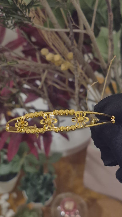 Gold Classic Bracelet 21KT - FKJBRL21KM11733