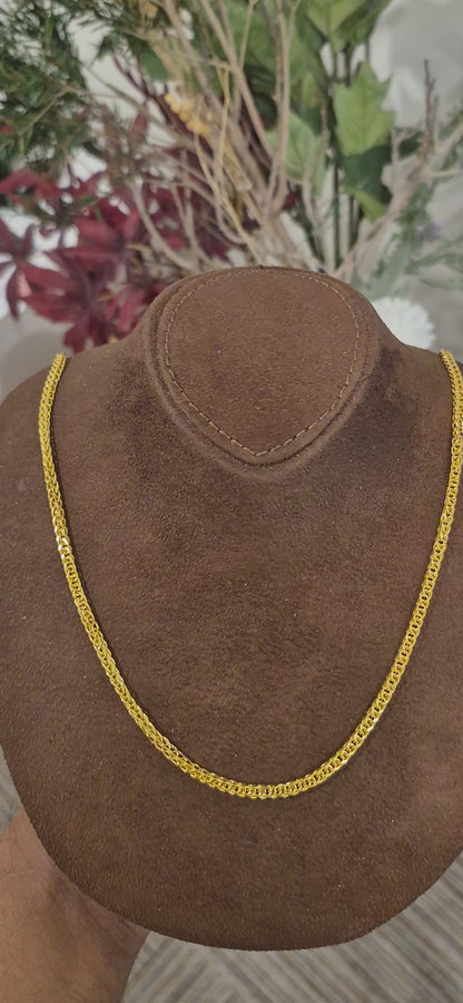 Gold Cuban Link Chain 21KT - FKJCN21KM11580