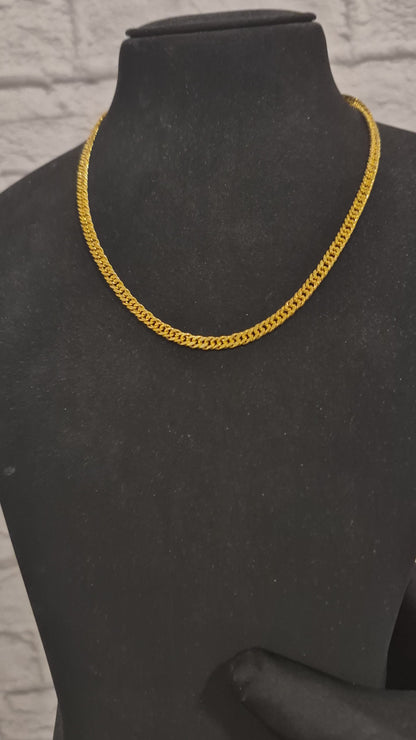 Gold Classic Cuban Chain 21KT - FKJCN21KM12267