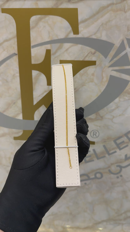 Gold Rope Bracelet 21KT - FKJBRL21KM8365