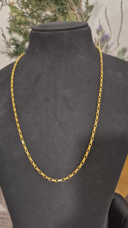 Gold Interlink Chain 21KT - FKJCN21KM12061