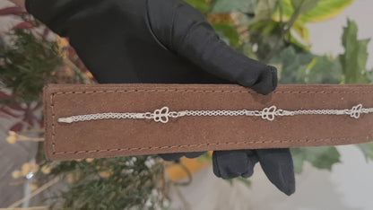 Sterling Silver 925 Butterfly Design Bracelet - FKJBRLSL10648