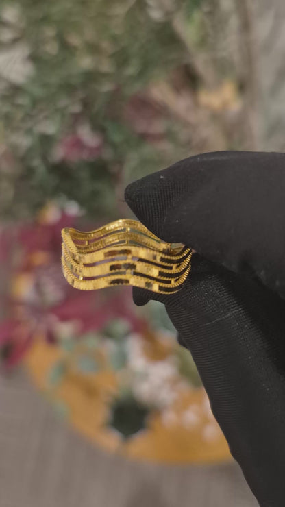 Gold Band 21KT - FKJRN21KM11756