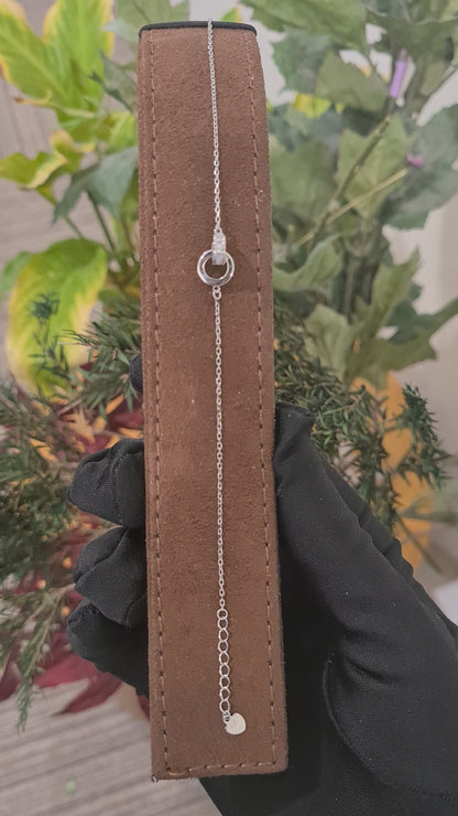 Sterling Silver 925 Ring Charm Bracelet - FKJBRLSL10676