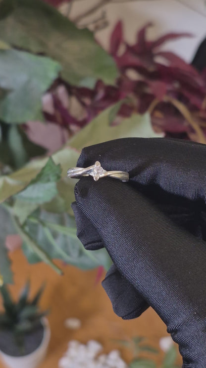 Sterling Silver 925 Dainty Ring - FKJRNSLM12305