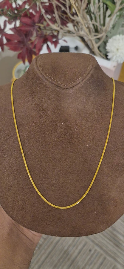 Gold Twist Link Chain 21KT - FKJCN21KM11585