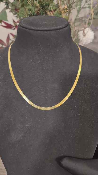 Gold Snake Chain 21KT - FKJCN21KM11860
