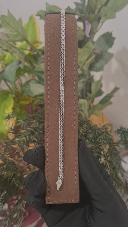 Sterling Silver 925 Minimalist Chain Bracelet - FKJBRLSL10677