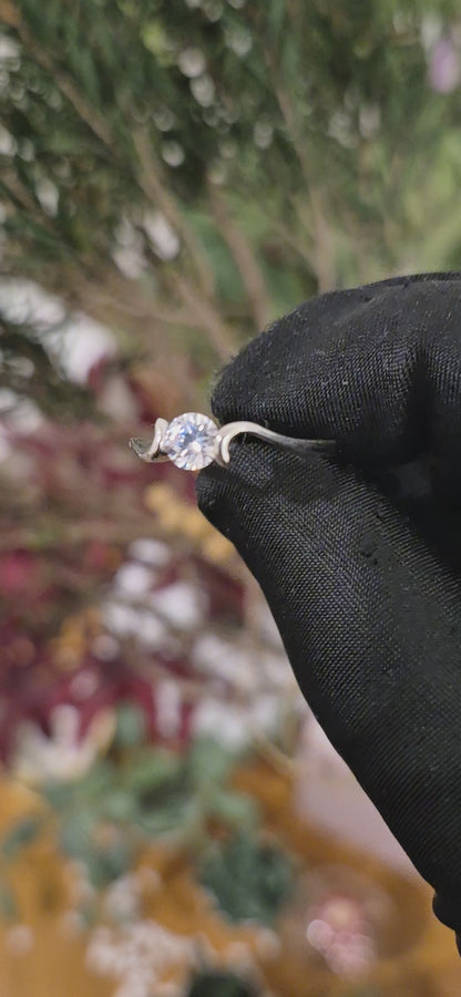 Sterling Silver 925 Wave Style Ring - FKJRNSL11083