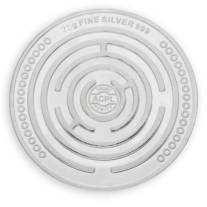 Silver 25 Grams Birthday Cake Coin In Fine 999 - Fkjconsl3119 Bars