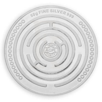 Silver 50 Grams Birthday Cake Coin In Fine 999 - Fkjconsl3105 Bars