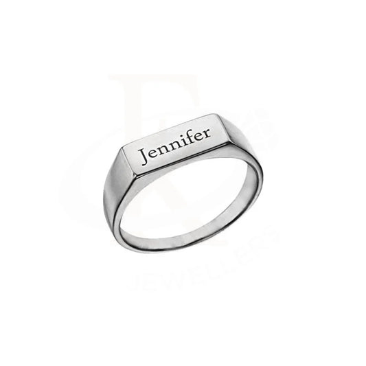 Silver 925 Name Engraved Ring - Fkjrn2053 Rings