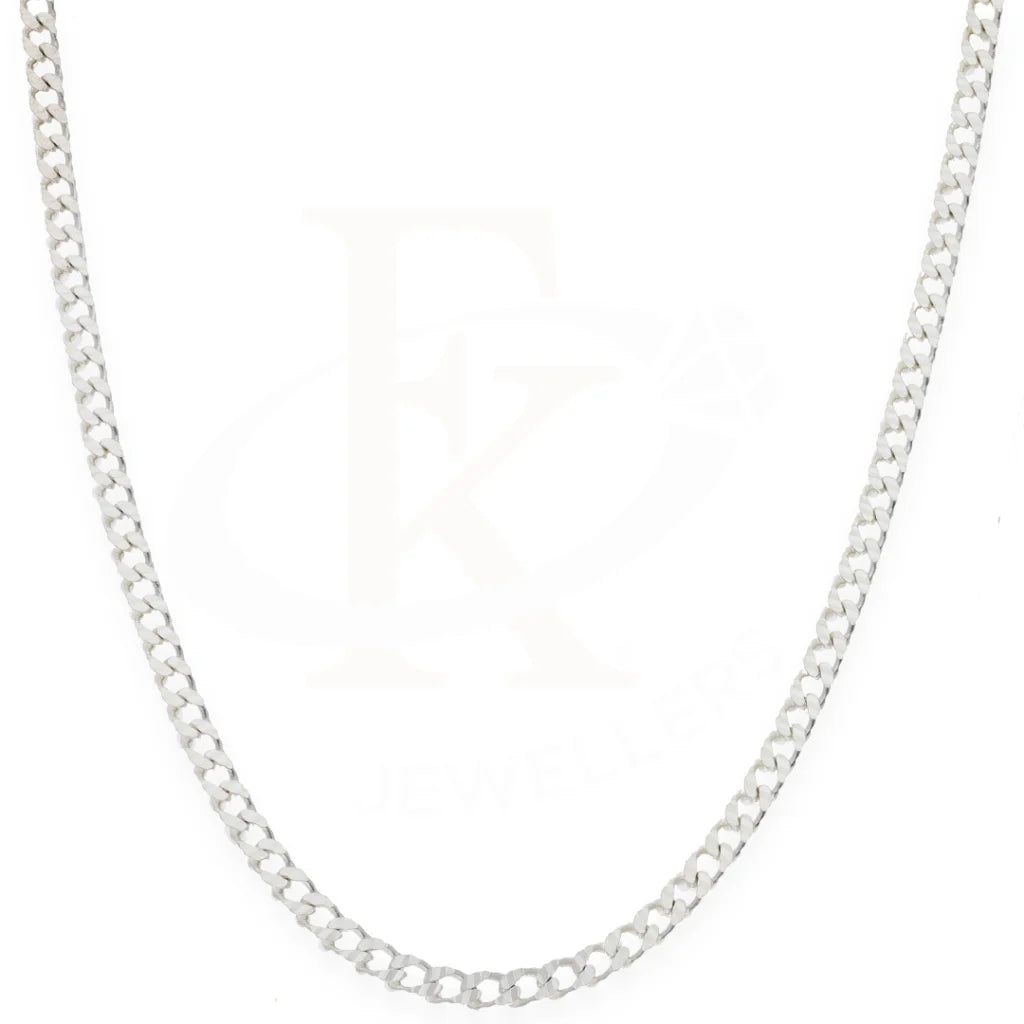 Sterling Silver 925 19.5 Inches Curb Chain - Fkjcnsl8128 Chains