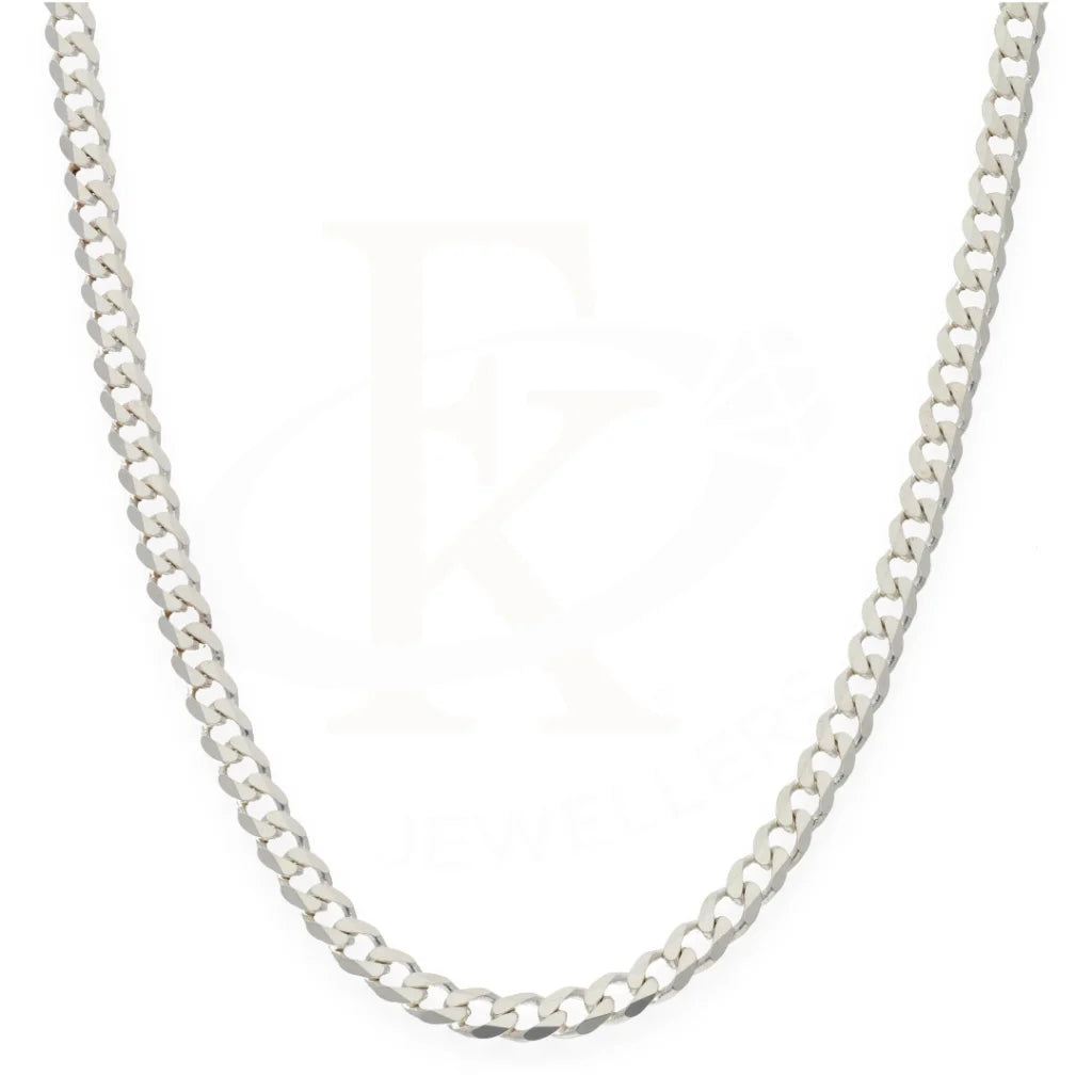Sterling Silver 925 19.5 Inches Curb Chain - Fkjcnsl8136 Chains