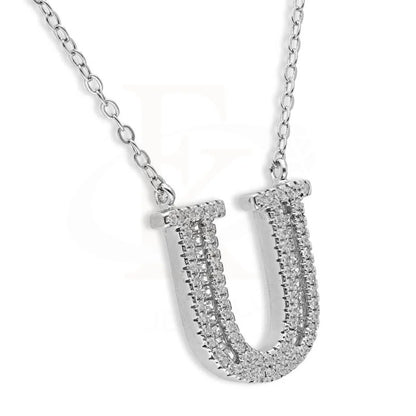 Sterling Silver 925 Alphabet Necklace - Fkjnklsl2946 Necklaces