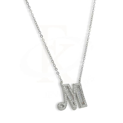 Sterling Silver 925 Alphabet Necklace - Fkjnklsl2946 Necklaces