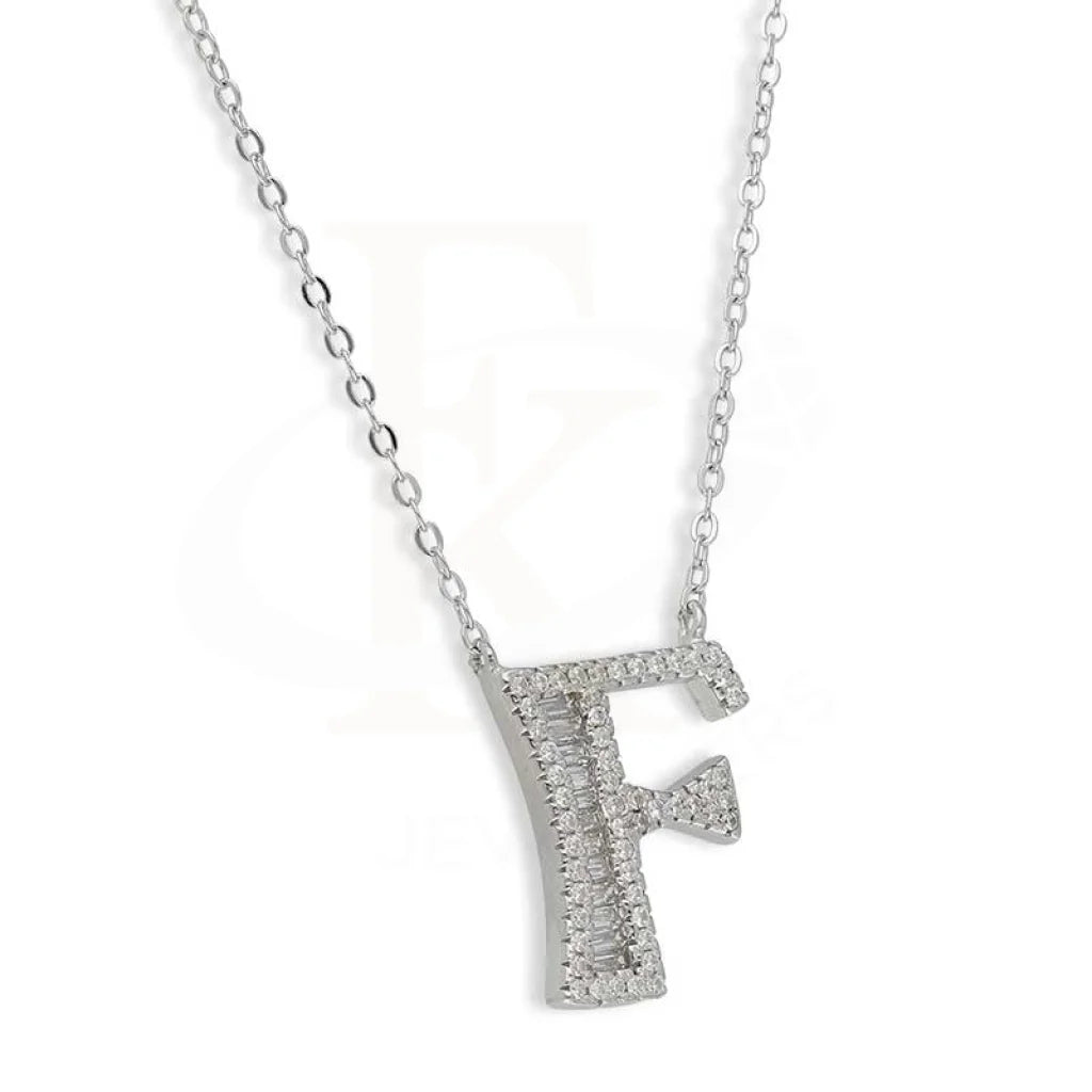 Sterling Silver 925 Alphabet Necklace - Fkjnklsl2946 Necklaces