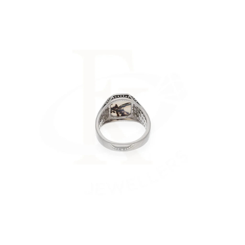 Sterling Silver 925 Mens Solitaire Ring - Fkjrnsl8253 Rings