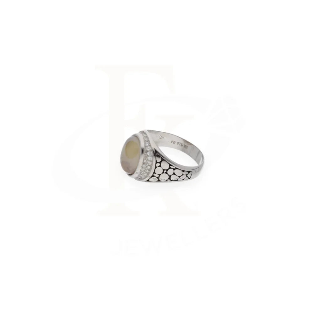 Sterling Silver 925 Mens Solitaire Ring - Fkjrnsl8255 Rings